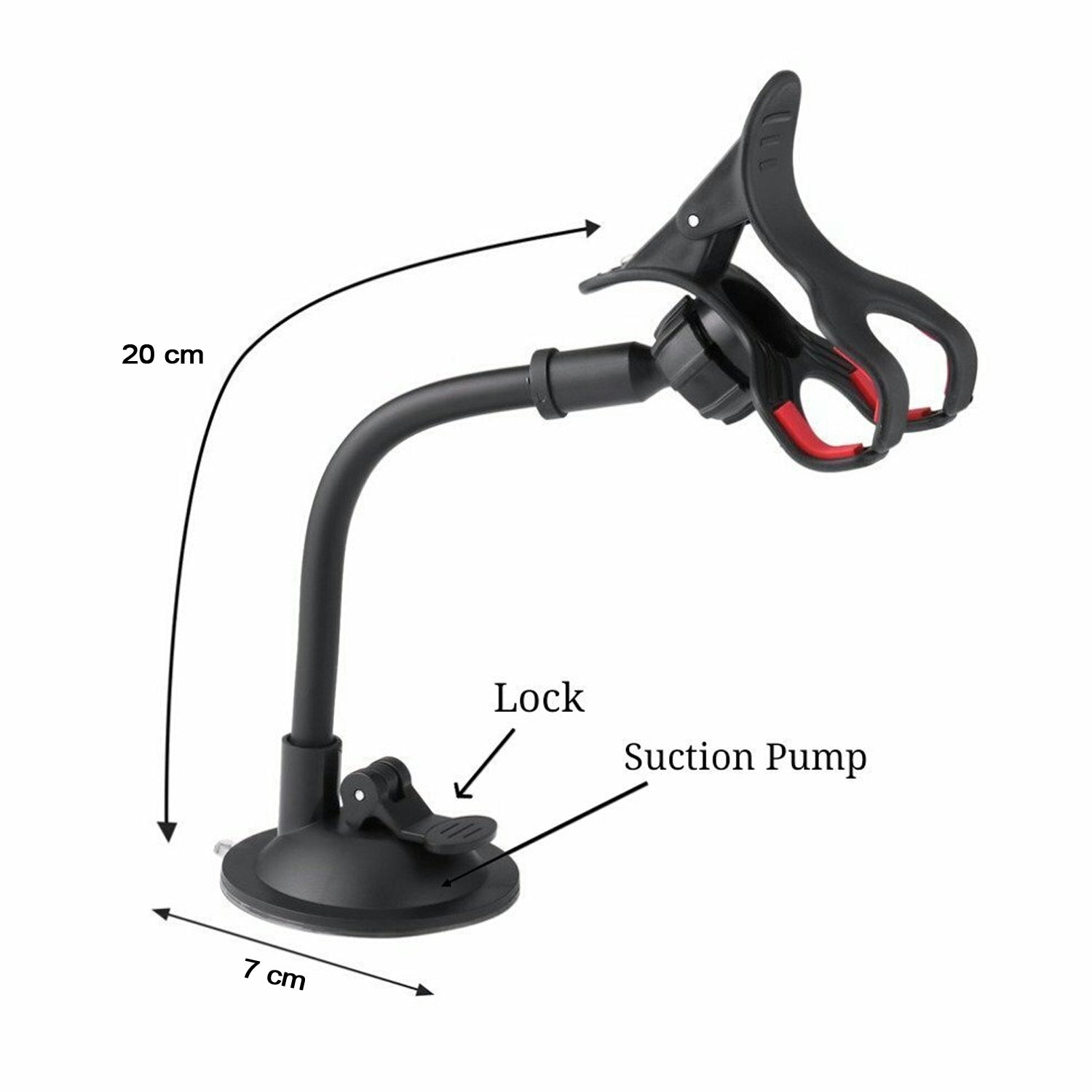 0282B Flexible Mobile Stand Multi Angle Adjustment with 360 Degree Adjustment For Car & Home Use Mobile Stand 0282B Flexible Mobile Stand Multi Angle Adjustment with 360 Degree Adjustment For Car & Home Use Mobile Stand